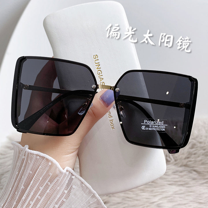 Women's oversized square sunglasses with polarized lenses Bowlift