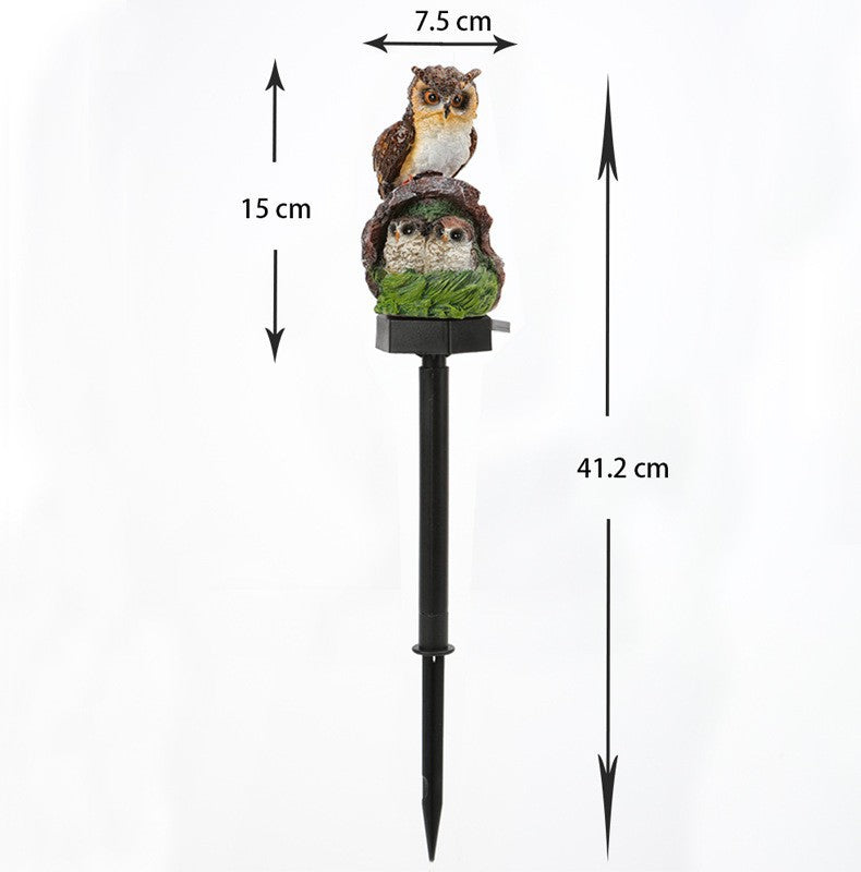 Realistic Solar Bird Garden Stake With Motion Sensor And Weatherproof Design Bowlift
