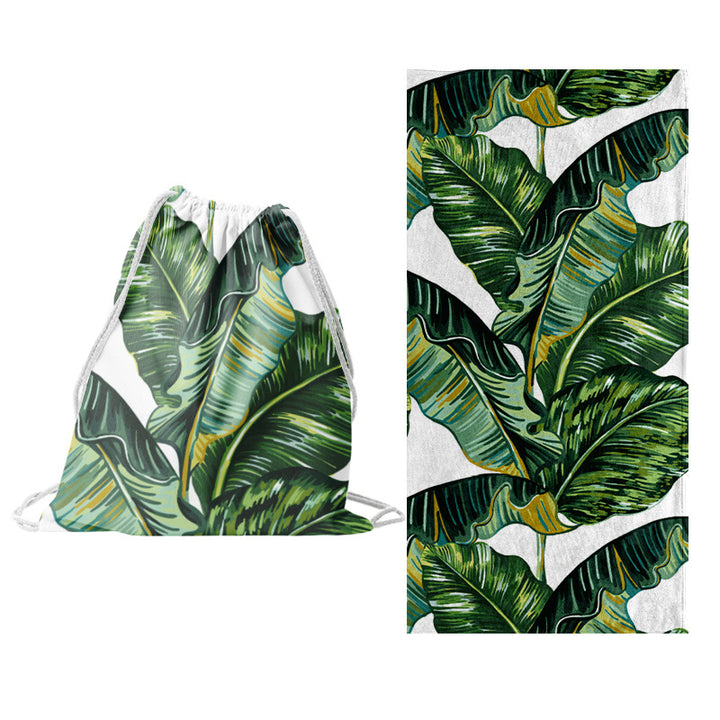 Sporty tote bag with floral design Bowlift