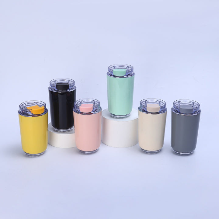 Ladies elegant insulating cup with thoughtfully designed drinking lid Bowlift