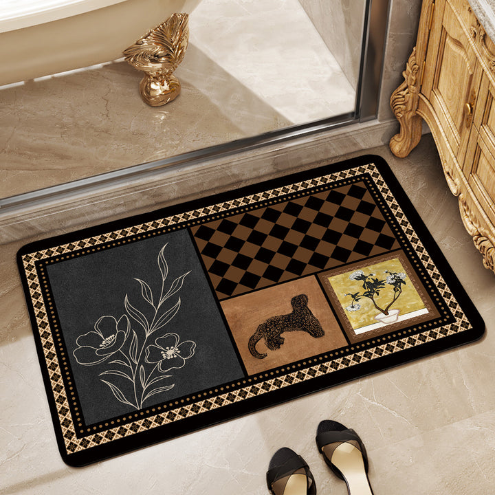 Stylish Decorative Bath Mat Bowlift