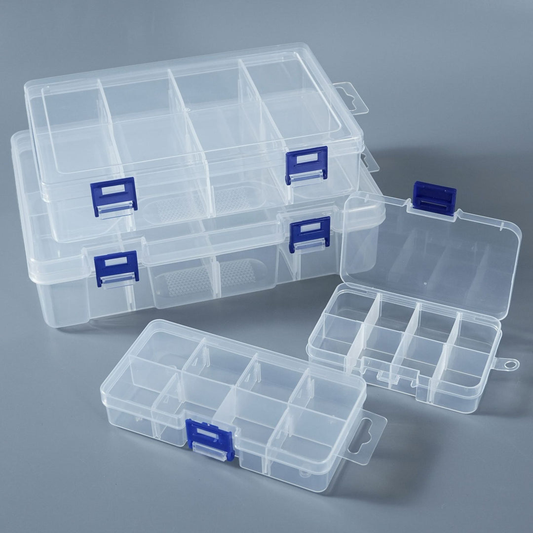 Multi-Section Craft Supply Storage Box Bowlift