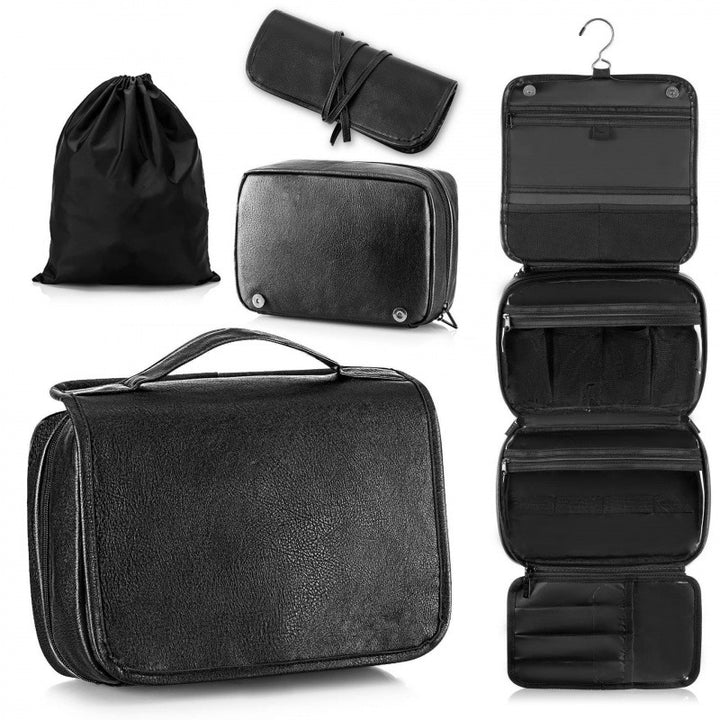 Travel cosmetic bag with detachable hook Bowlift