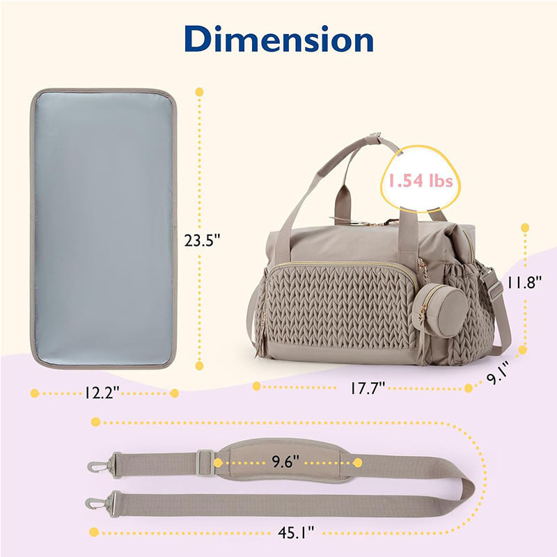 Stylish Multi-Compartment Duffel Bag Bowlift