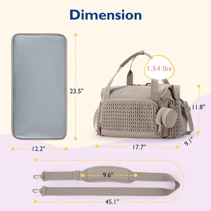 Stylish Multi-Compartment Duffel Bag Bowlift