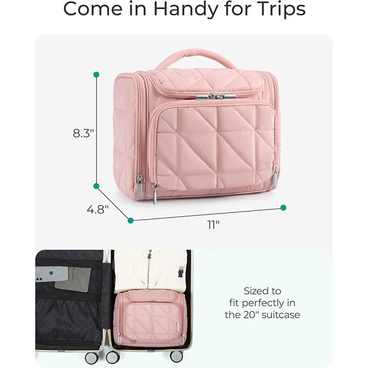 High-quality cosmetic organizer bag with removable compartments Bowlift