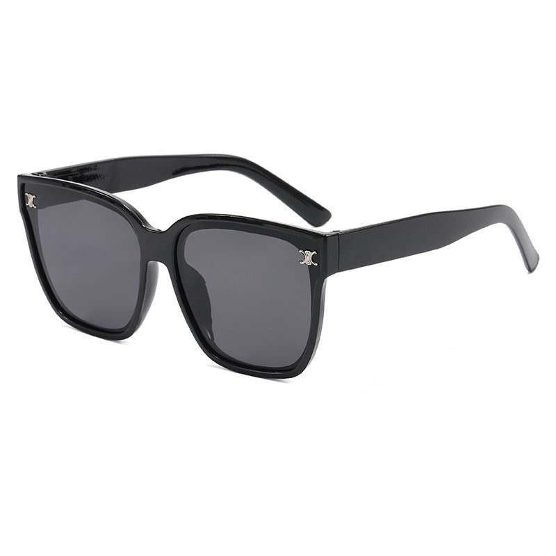 Women's Fashionable oversized sunglasses with diamond-shaped lenses Bowlift