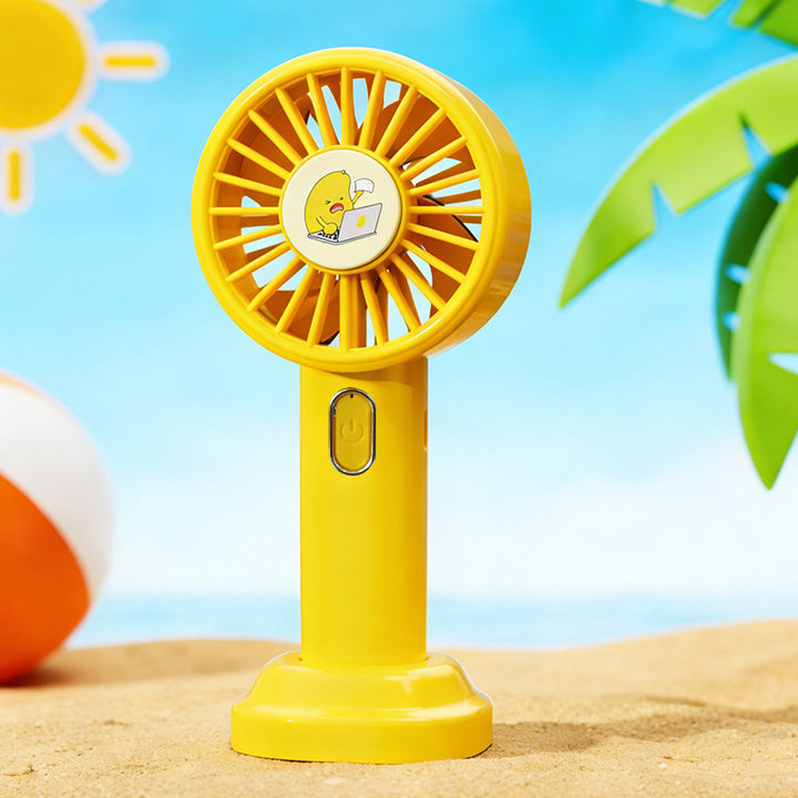 Women's Portable Handheld Fan with Ergonomic Design Bowlift