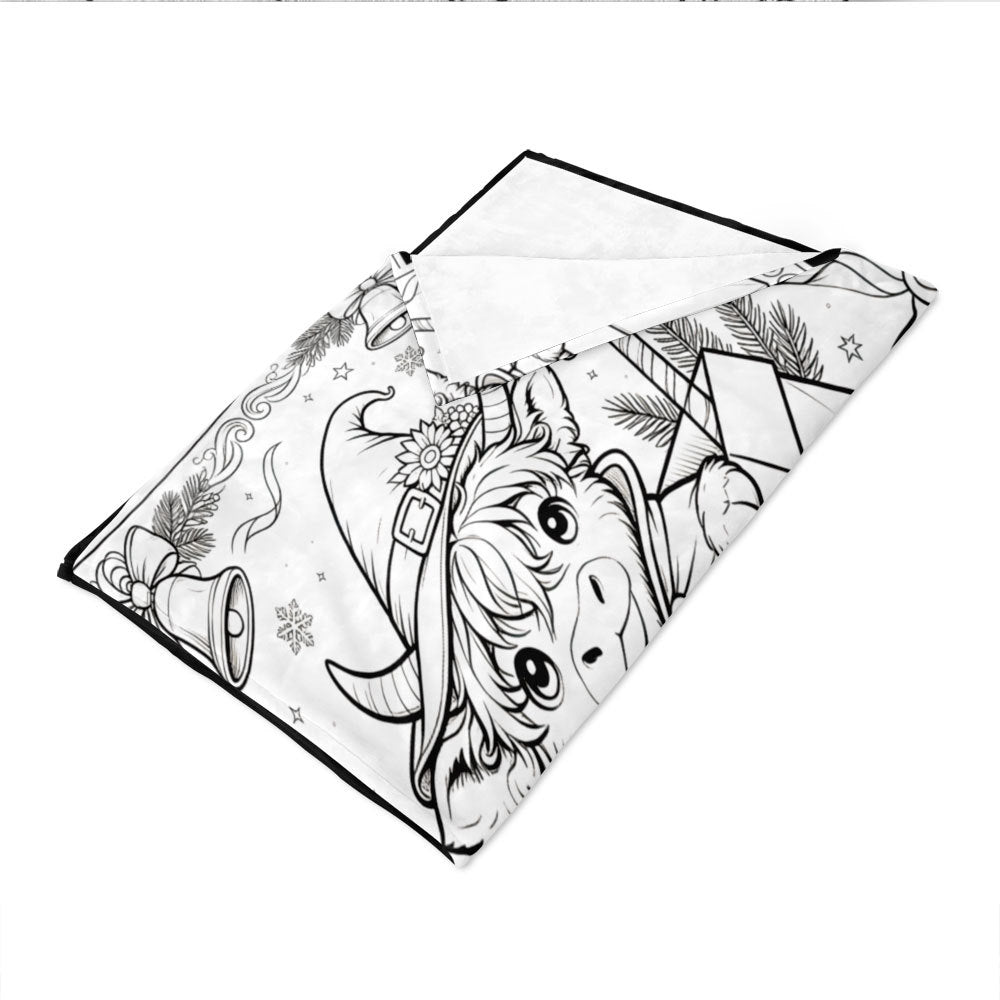 Cozy Artistic Animal Print Blanket
