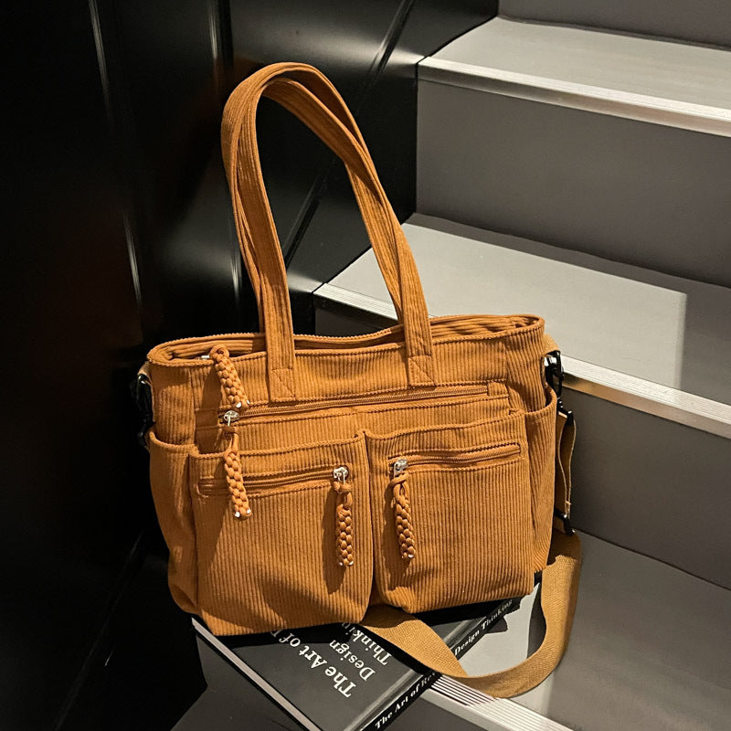 Stylish Multi-Pocket Tote Bag Bowlift