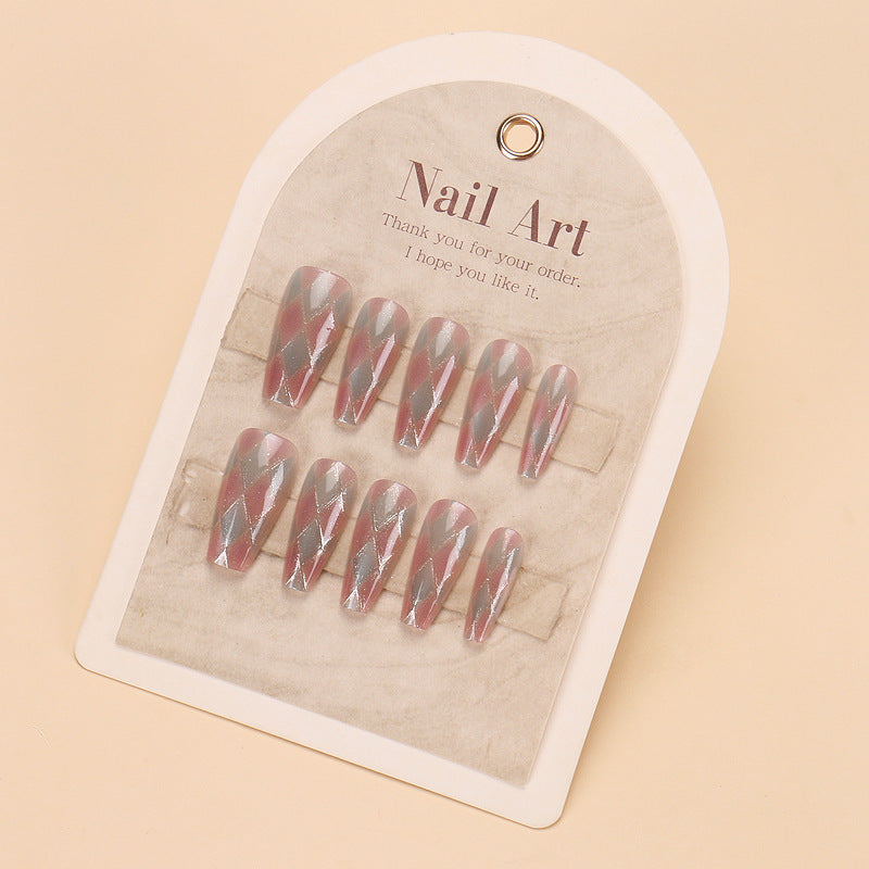 Themed Nail Art Press-On Nails with Cute Character and Bow Designs Bowlift