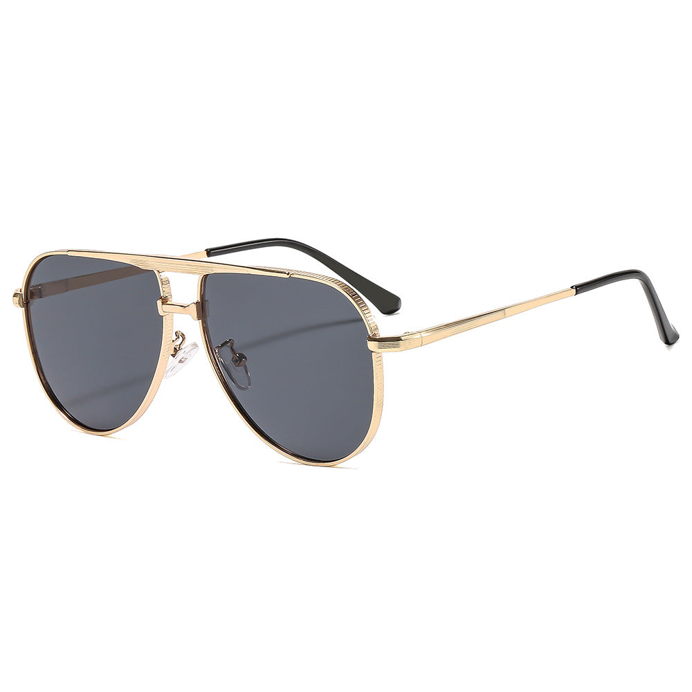 Ladies fashion aviator sunglasses with elegant metal frame and UV400 protection Bowlift