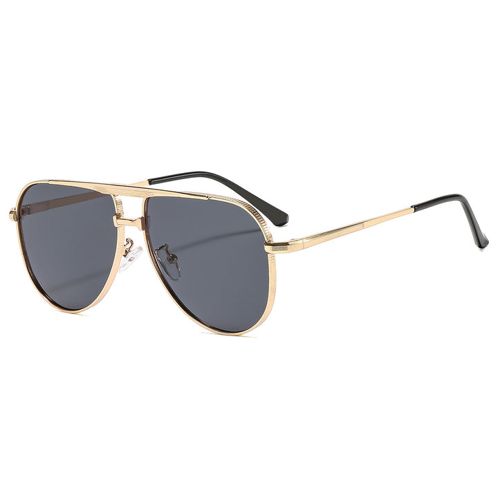 Ladies fashion aviator sunglasses with elegant metal frame and UV400 protection Bowlift