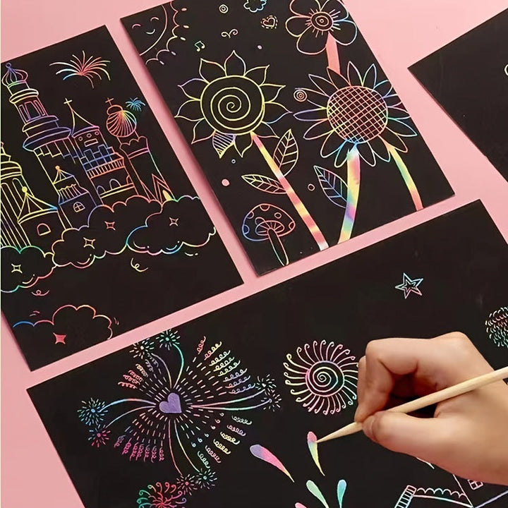 BowLift | Magical Rainbow Scratch Paper