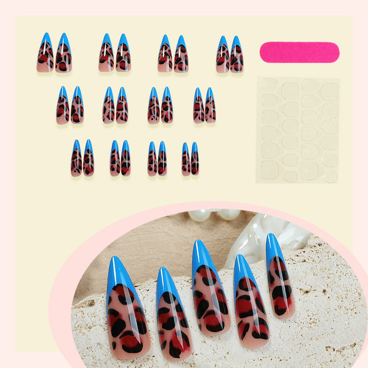 Trendy Animal Print Press-On Nail Set Bowlift