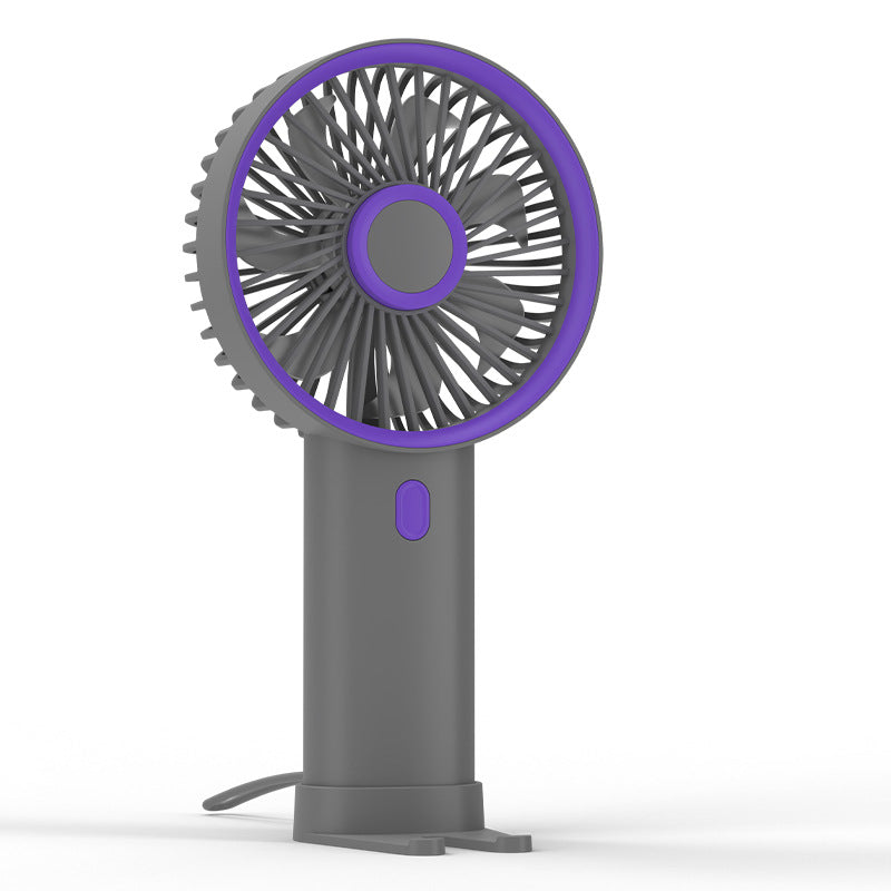 Women's Portable Hand Fan with Flexible Holder Bowlift