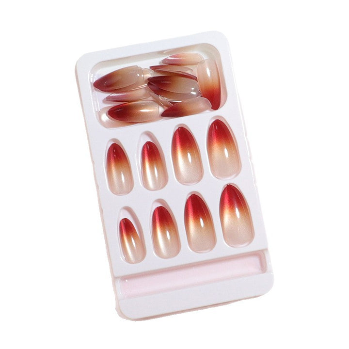 Elegant Ombre Press-On Nail Set Bowlift