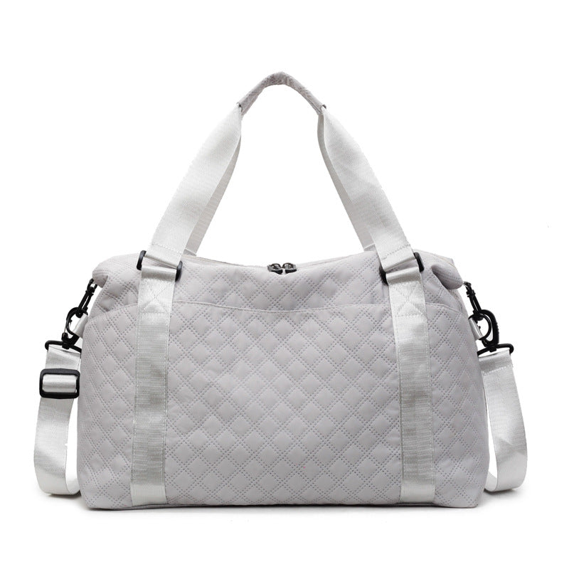 Quilted Travel Duffel Bag Bowlift