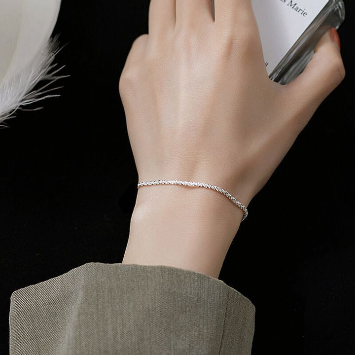 Delicate Bracelet Made of Sterling Silver Bowlift