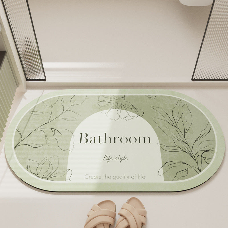 Stylish Bathroom Floor Mat Bowlift