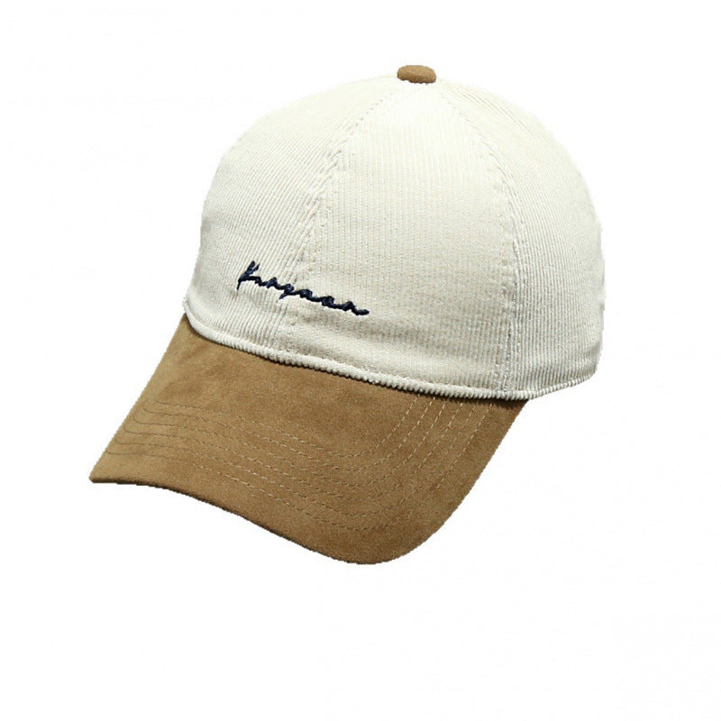 Men's Textured Corduroy Baseball Cap Bowlift