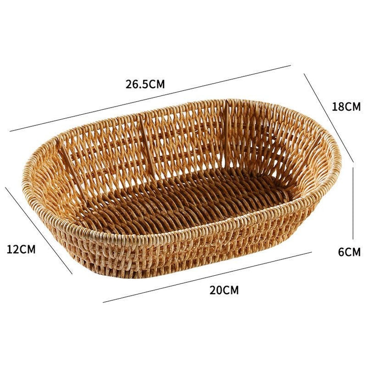 Handwoven Decorative Storage Tray Bowlift