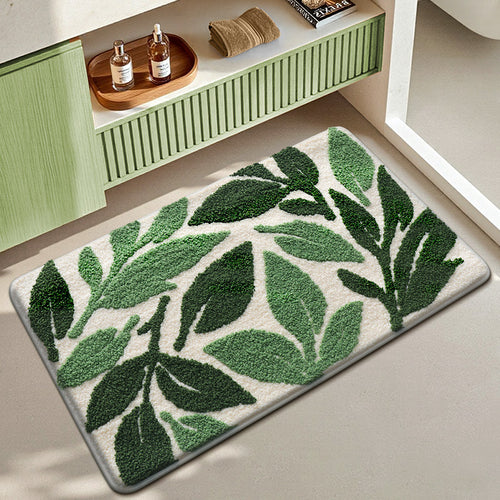 Turtle-Themed Plush Bath Mat Bowlift