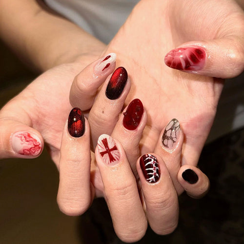 Creative Art Nails with Festive Design Bowlift