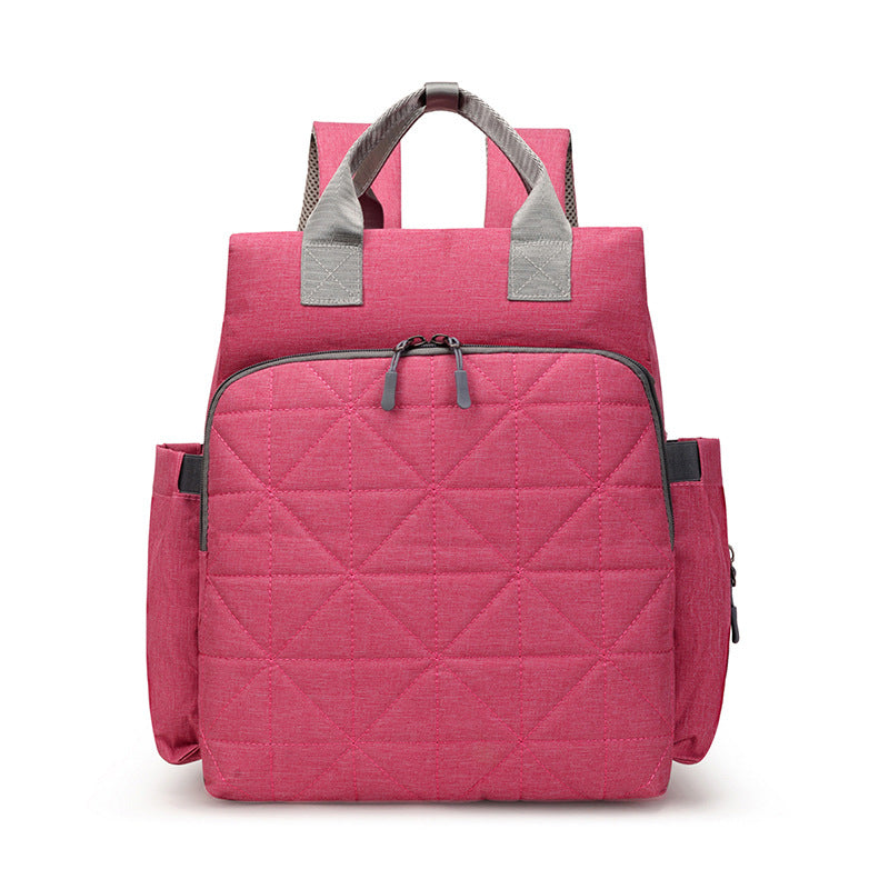 Quilted Multi-Functional Backpack