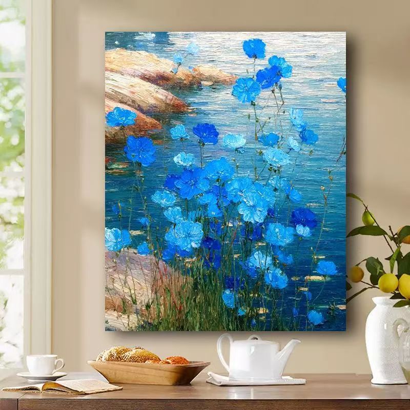 Floral Canvas Art Bowlift
