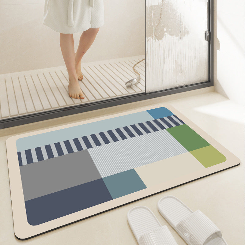 Geometric Patterned Area Rug Bowlift