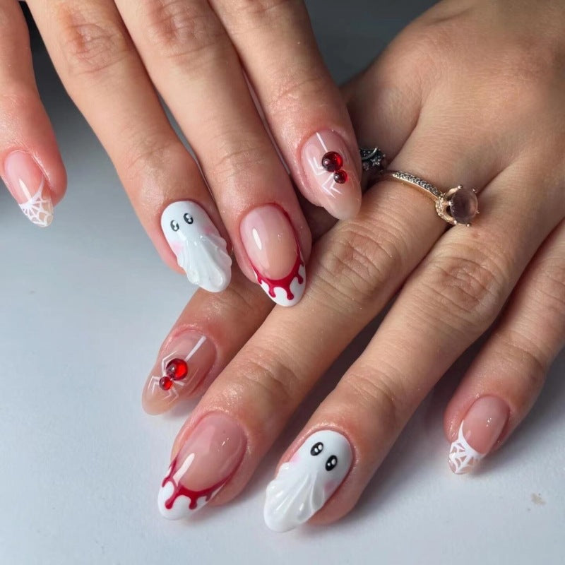 Halloween-Themed Press-On Nail Set Bowlift