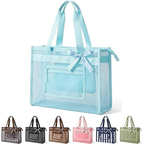 Transparent shopping bag with elegant details Bowlift