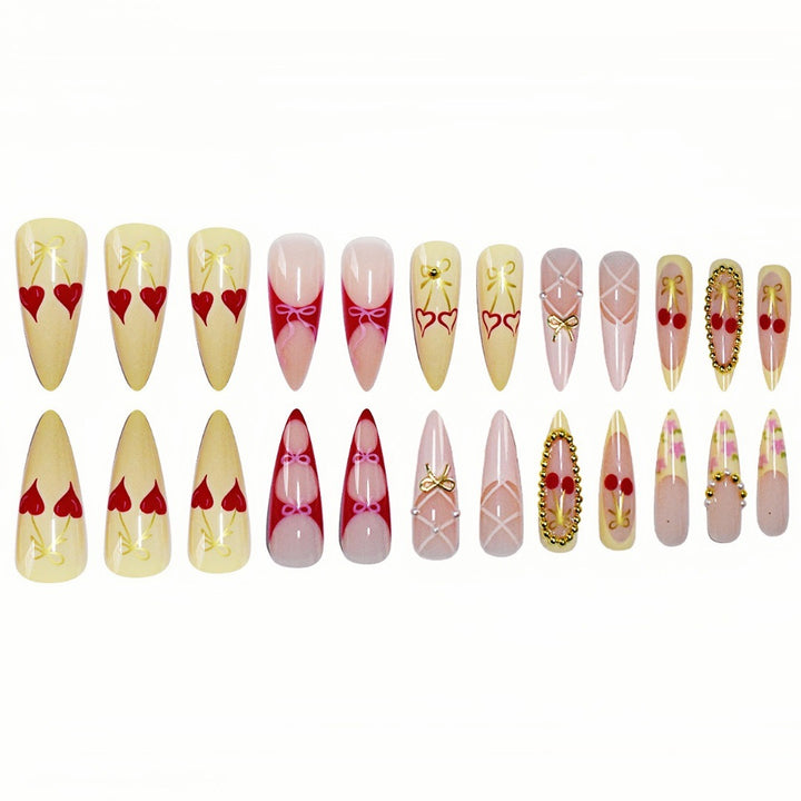 Luxury 3D Decorative Press-On Nails Bowlift