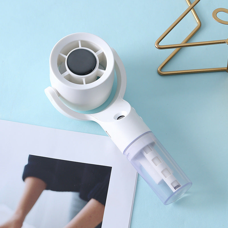 Women's portable mini handheld fan with spray function Bowlift