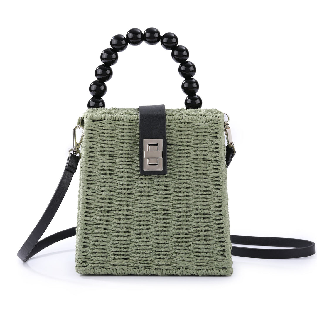 Women's Designer Basket Bag with Unique Grip Bowlift