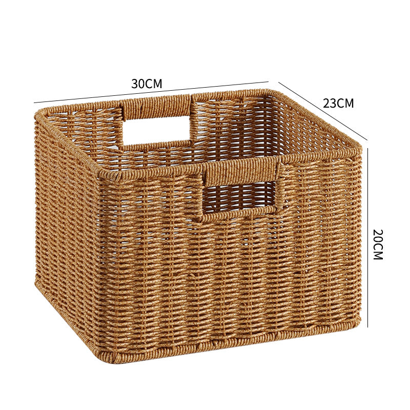 Premium Handwoven Square Storage Basket Bowlift