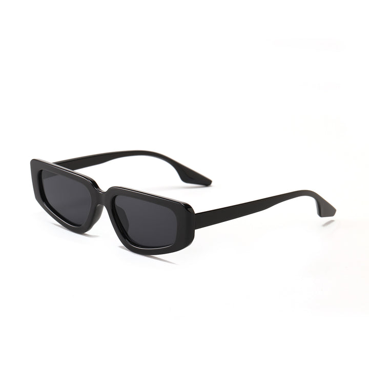 Women's stylish square sunglasses with modern high-gloss plastic frame Bowlift