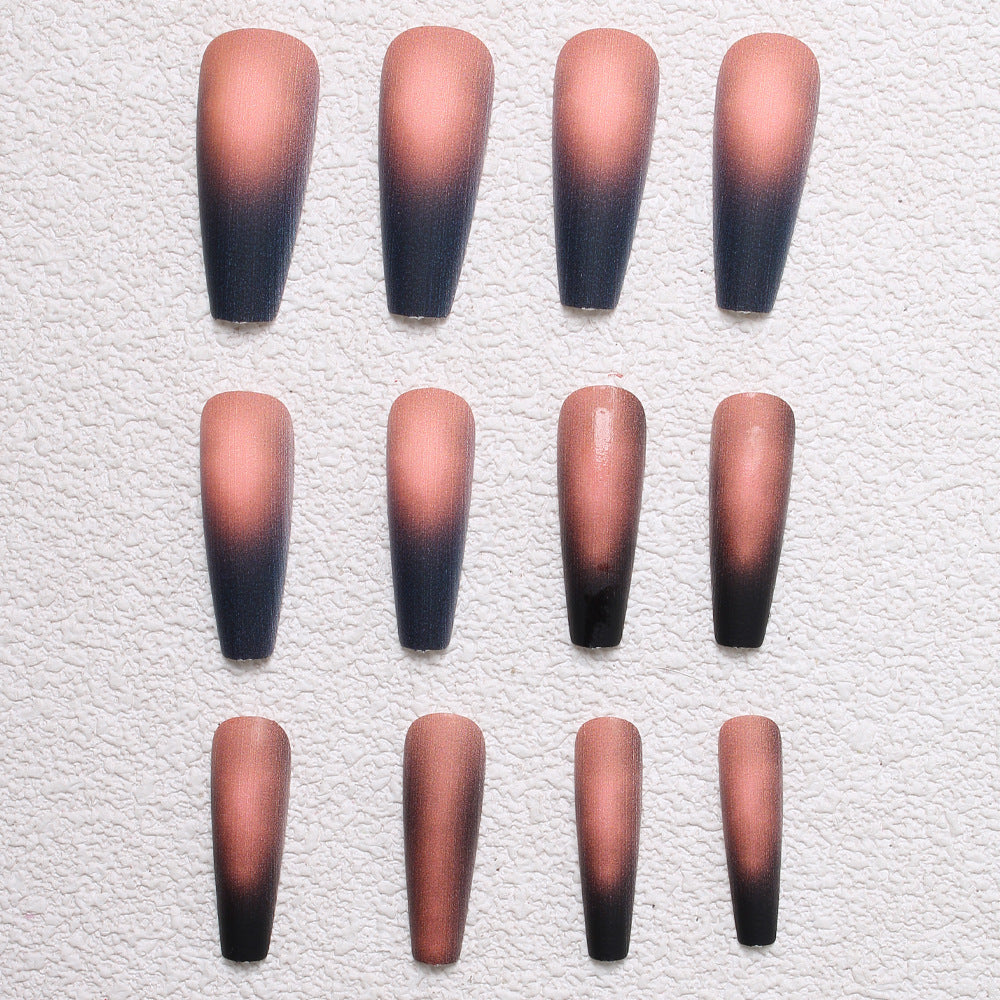 Matte Ombre Stiletto Press-On Nails Bowlift