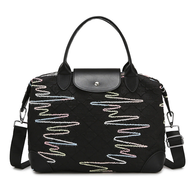 Fashionable Travel Bag With Multifunctional Storage Compartments Bowlift