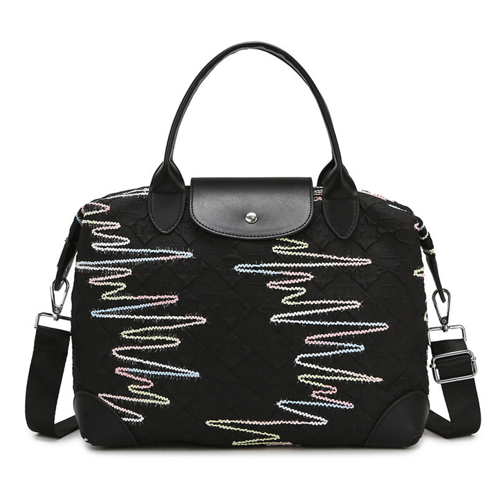 Fashionable Travel Bag With Multifunctional Storage Compartments Bowlift