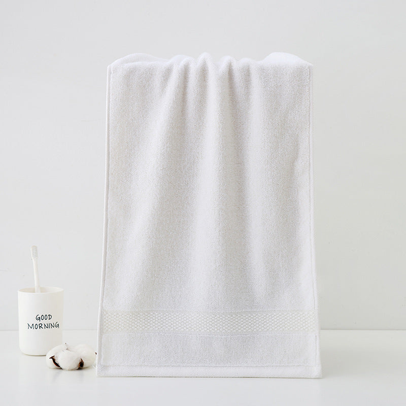 High-Quality Terry Bath Towel With Elegant Stripe Border Bowlift
