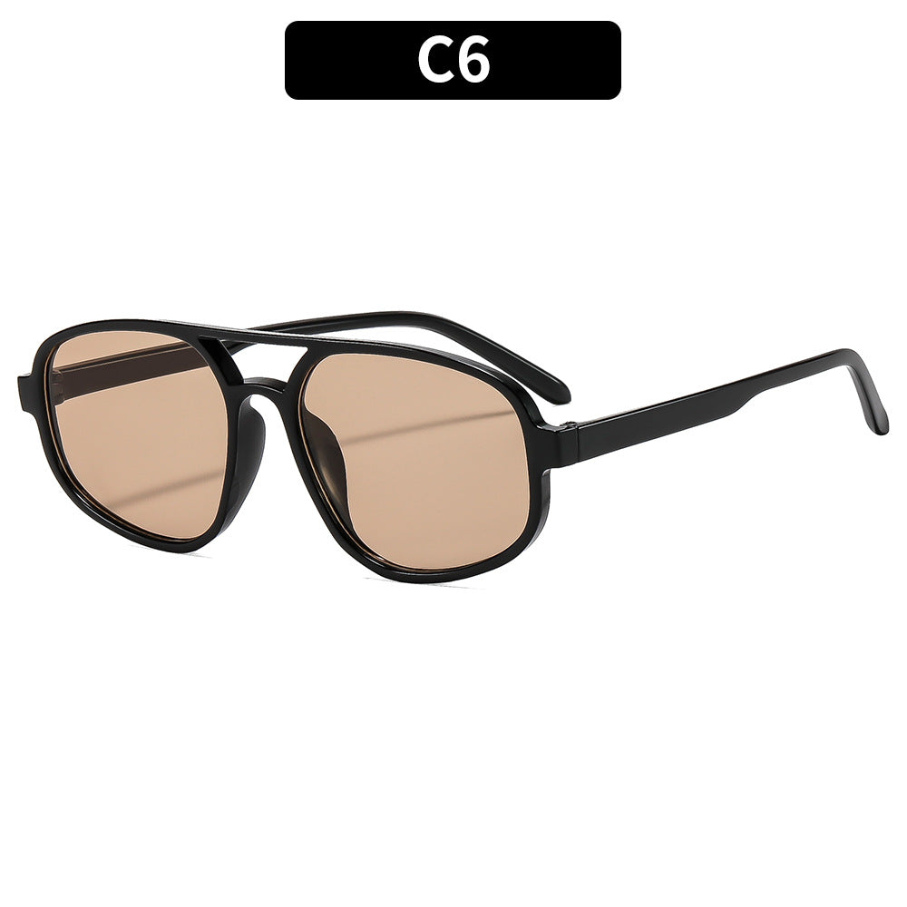 Modern Geometric Oversized Sunglasses