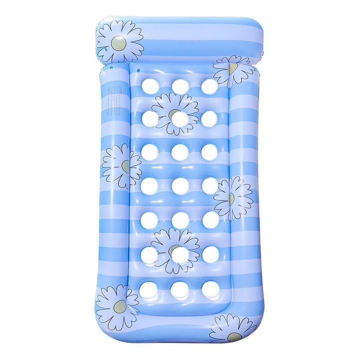 Women Inflatable Lounger with Floral Design Bowlift