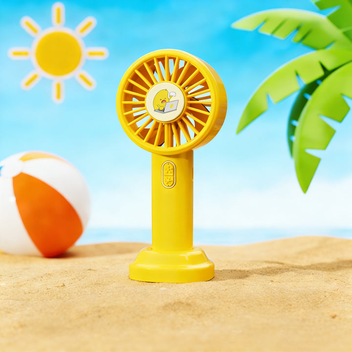 Unisex Portable Hand Fan with Creative Design Elements Bowlift