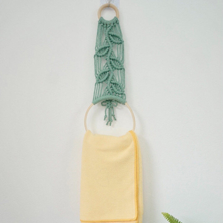 Decorative Macrame Towel Holder Bowlift