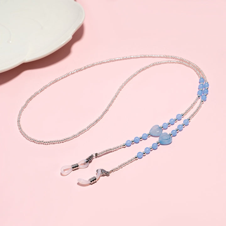 Elegant Beaded Eyewear Chain Bowlift