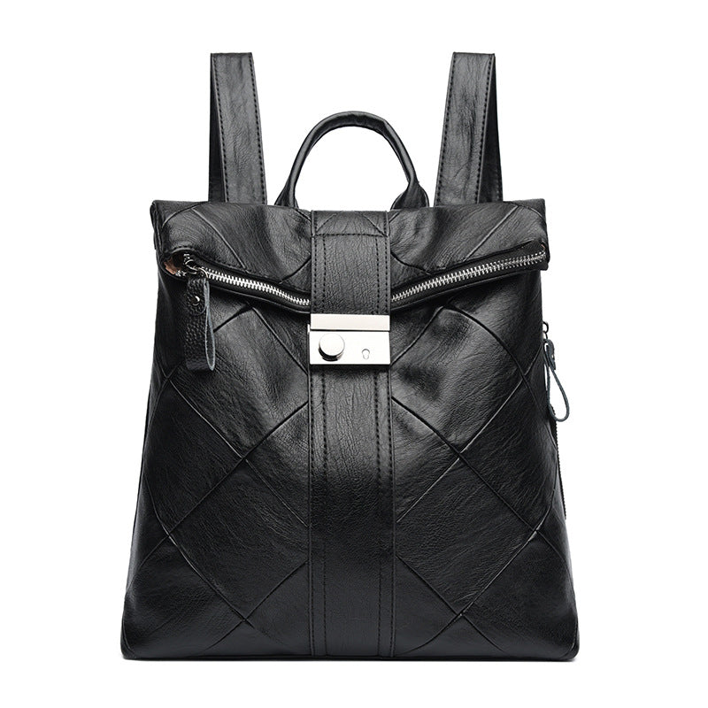 Chic Textured Backpack Bowlift