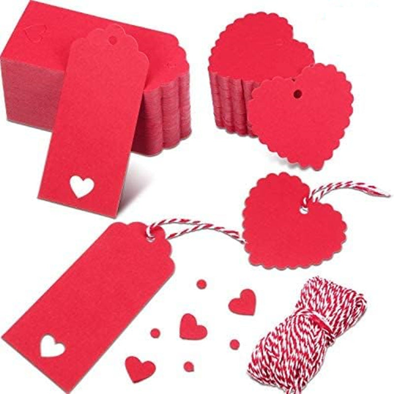 Heart-Shaped Gift Tags Bowlift