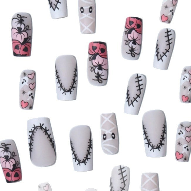 Halloween-Themed Nail Art Design Bowlift